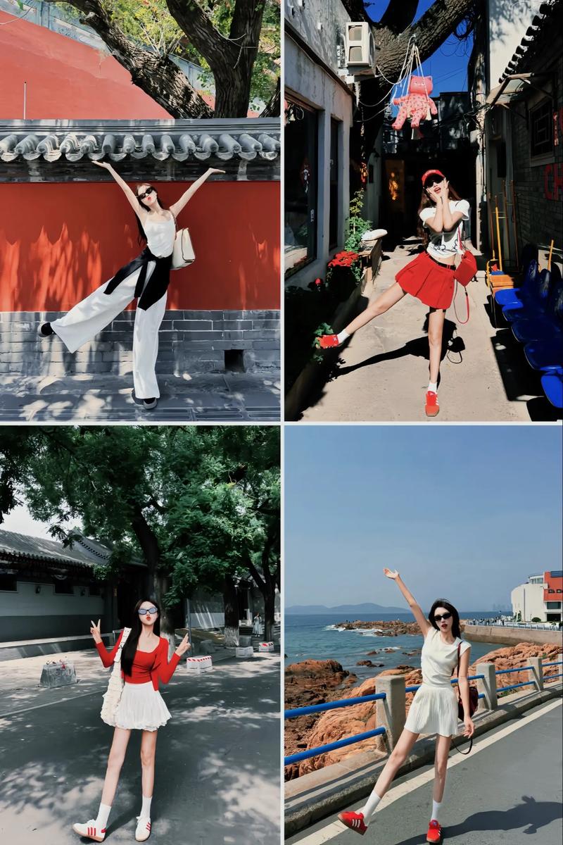 这应该是最简单的户外拍照姿势了