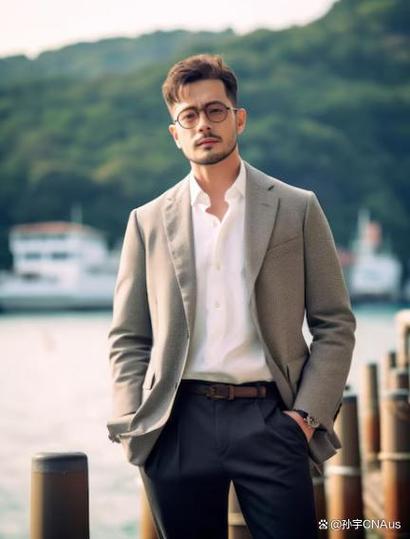 拍照姿势男士图2