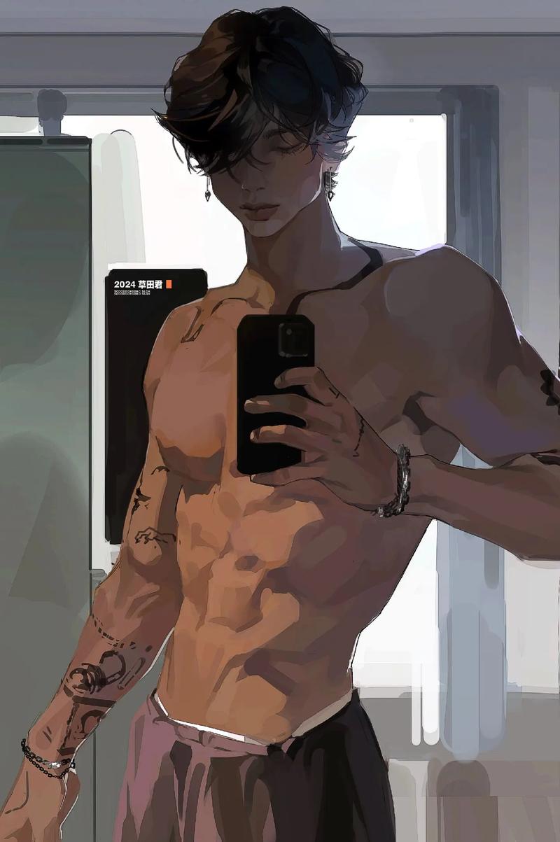 小伙子想健身吗?性感腹肌画法~【一看就绘】