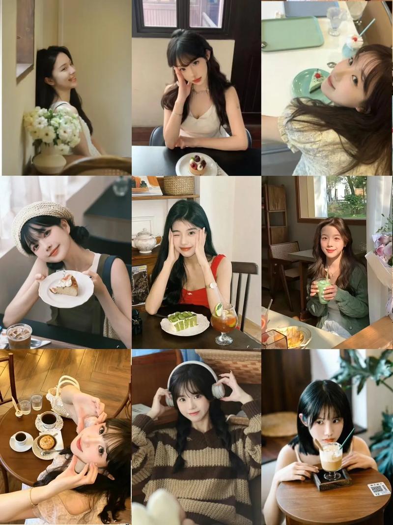 咖啡厅|网红店打卡万能拍照姿势甜妹必备