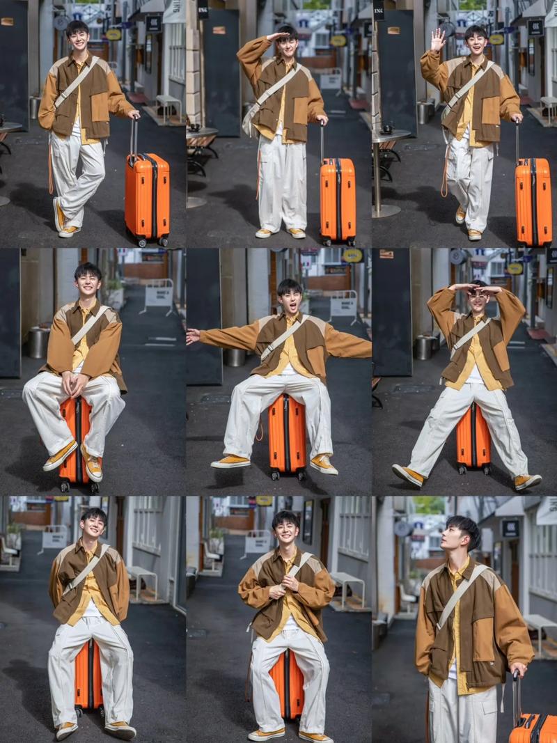 男人拍照姿势怎么摆好看录像视频图3