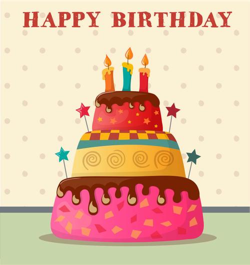 生日快乐背景图片简约图3