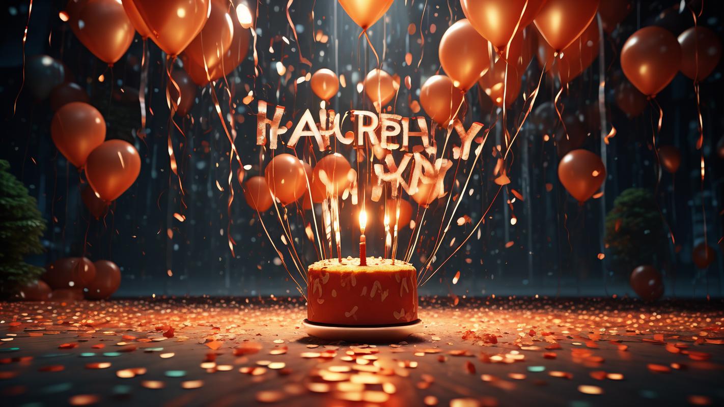 生日快乐简单背景图片