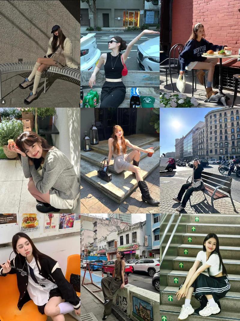 拍照姿势怎么摆女生坐着图片图3