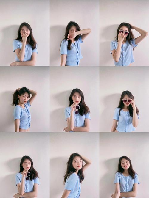 拍照姿势动作大全