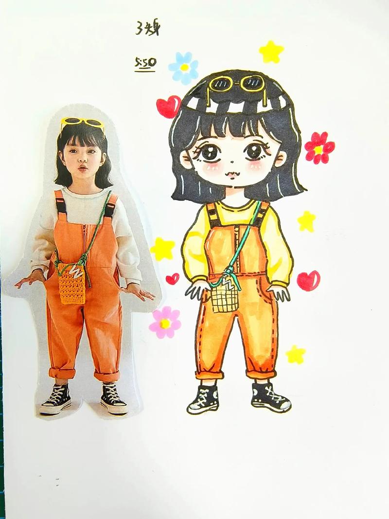 怎么把照片画成q版小人