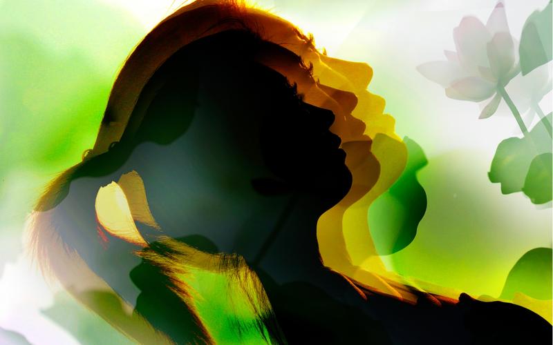 用PS制作多重曝光效果