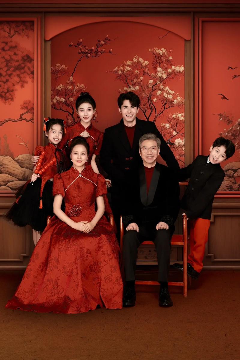 全家福拍照姿势的摆法