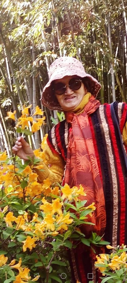 为什么中年妇女喜欢拿纱巾拍照?