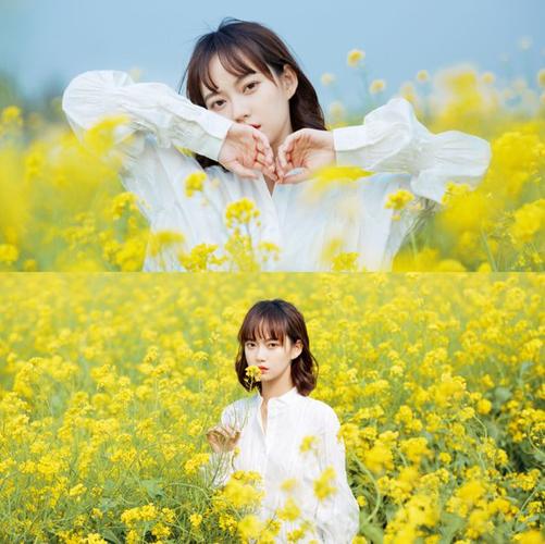 在花田中怎么拍人像照才好看?