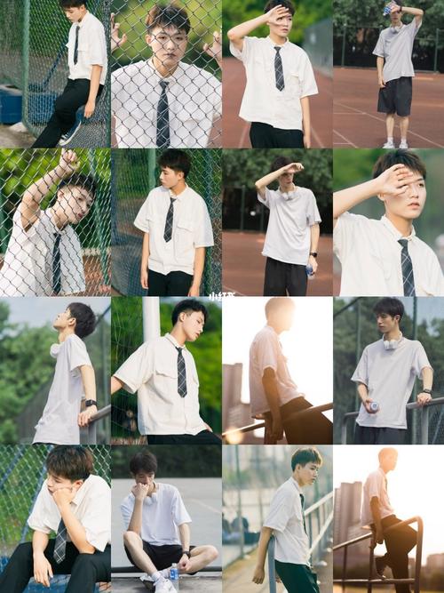 高考毕业季,打造男生帅气拍照姿势操场篇!