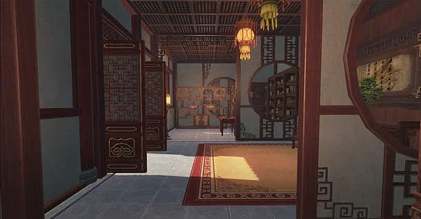 插画风室内效果图-求中国古典风格的背景图(游戏,漫画,插画的都可以...