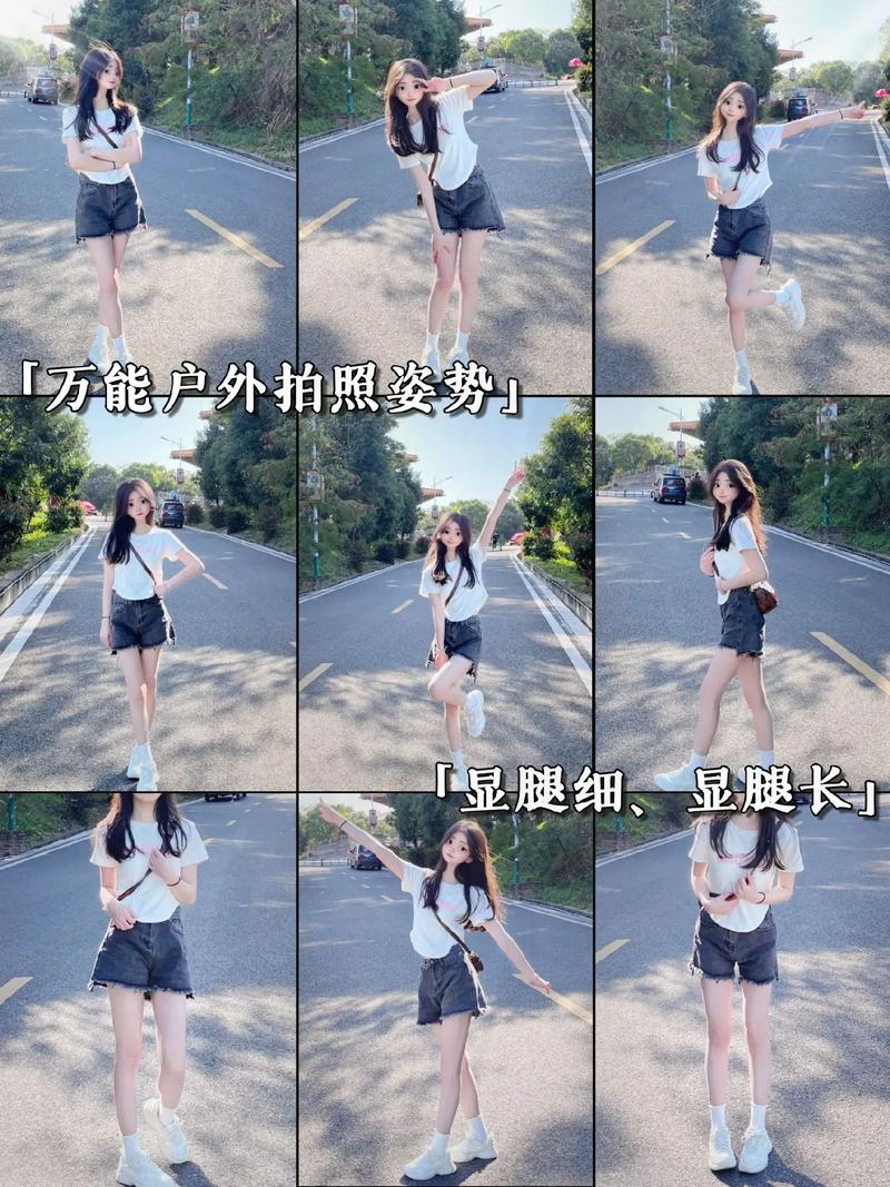 拍照时一定要把腿并好,拍照时腿还可以怎么放?