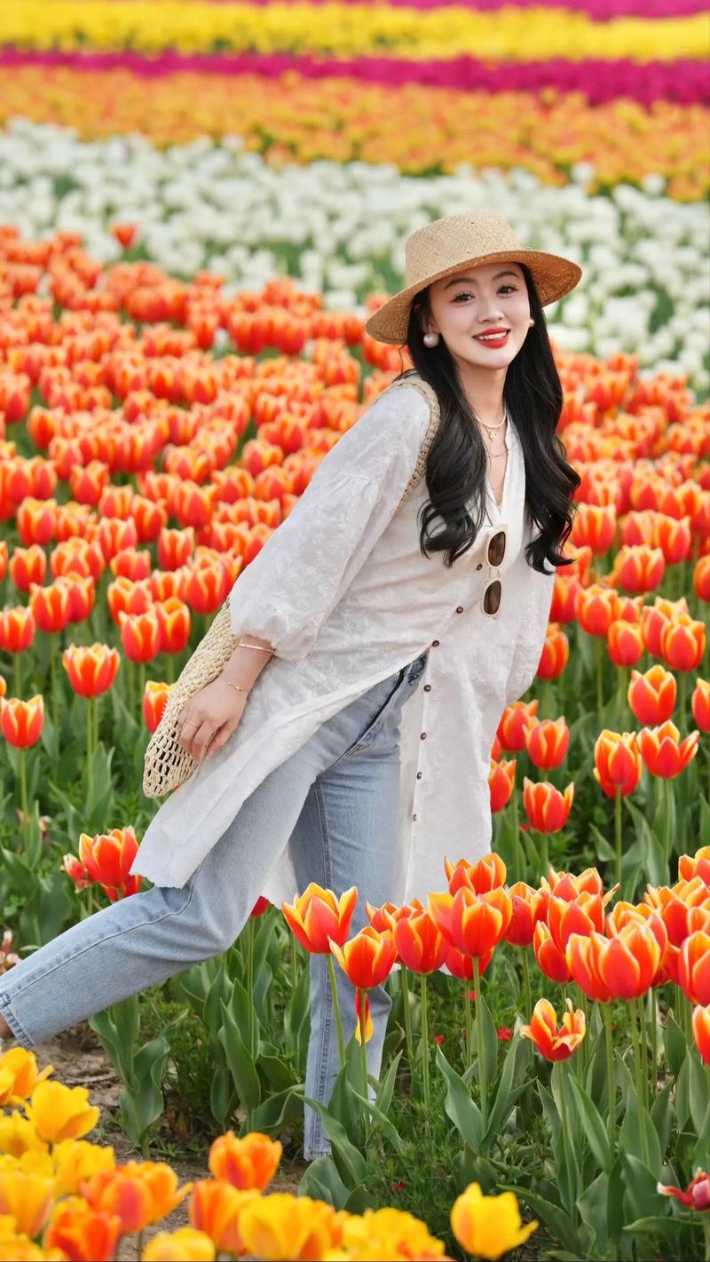 花海照相怎么摆姿势好看