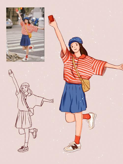 照片转插画在线-PS照片转手绘插画(带人物篇)