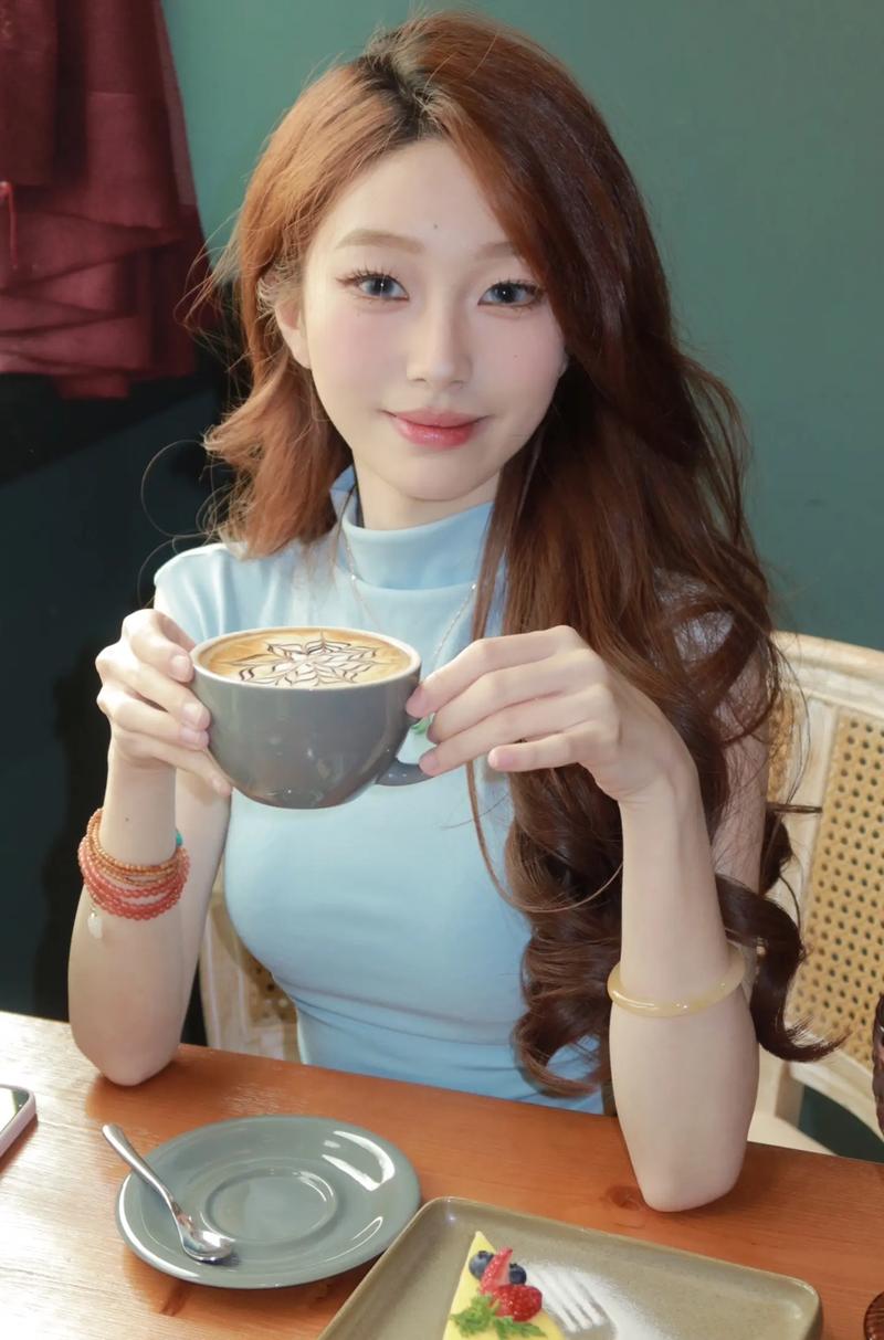咖啡厅|网红店打卡万能拍照姿势甜妹必备