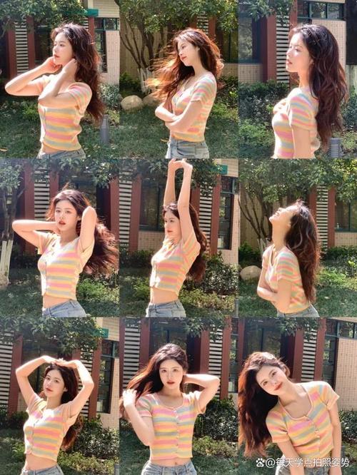 8款半身照拍照姿势,一看就会,简单实用,拍照又好看