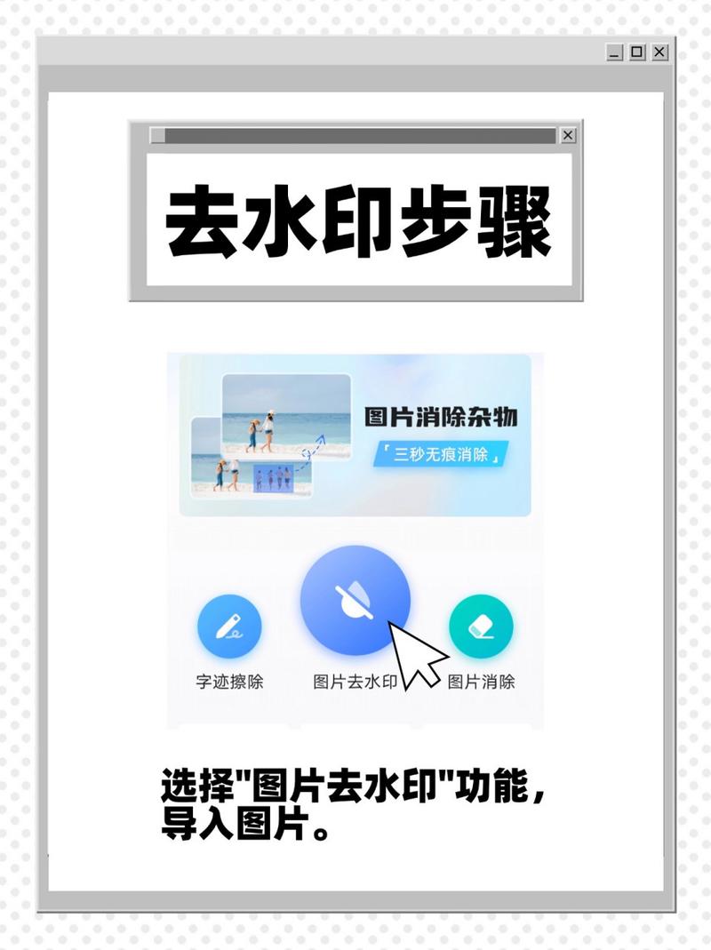 照片上的水印怎么去掉