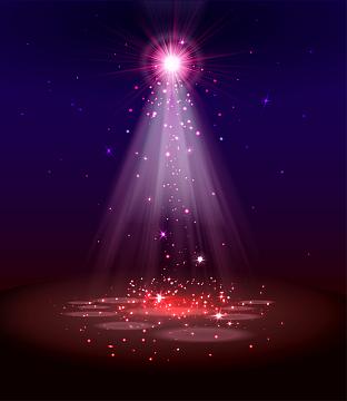 紫色灯光配什么颜色