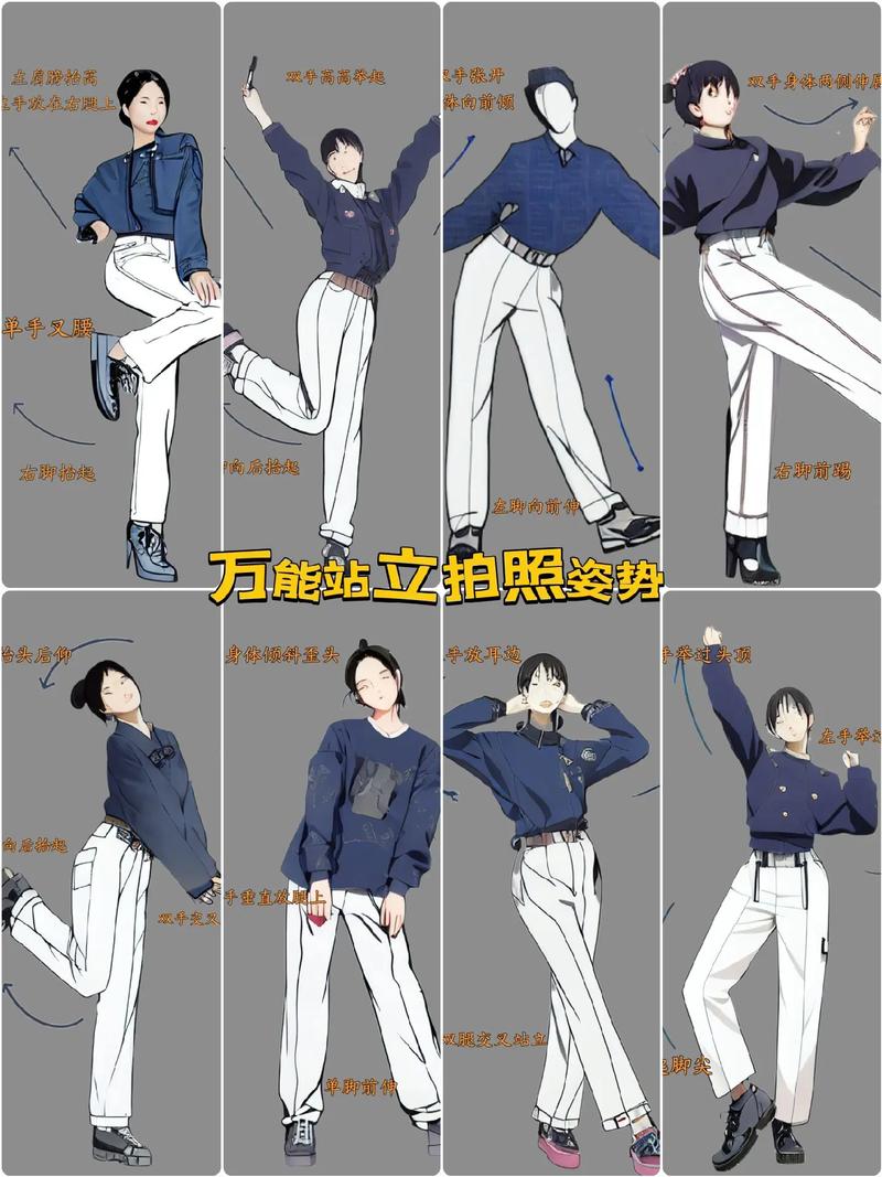 最好看的站立拍照姿势