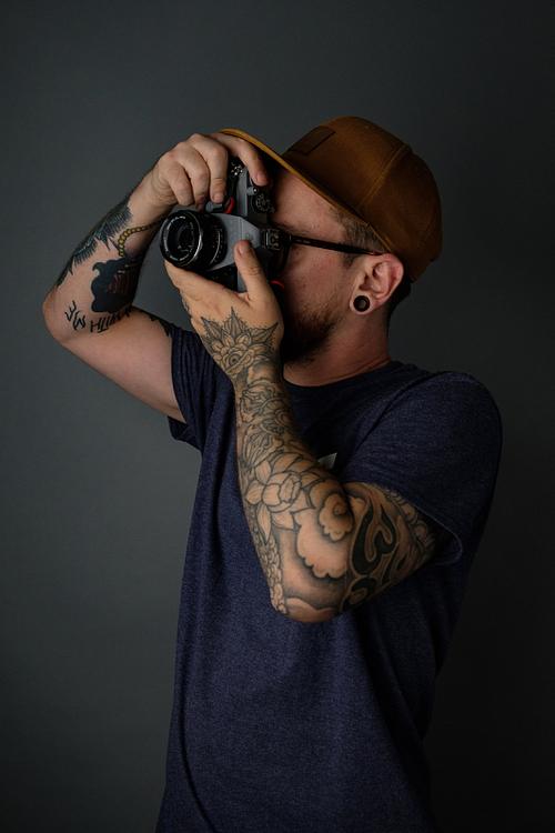 男人照相的经典动作