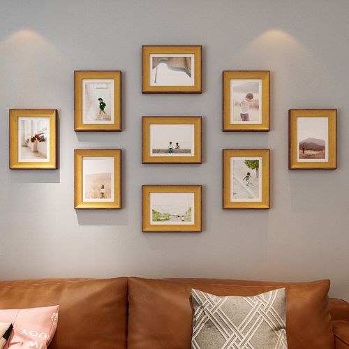 照片墙九宫格怎么摆放