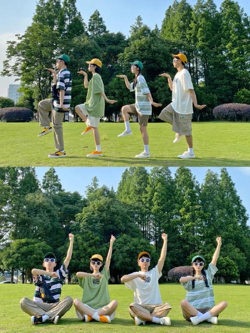 团队拍照姿势图3