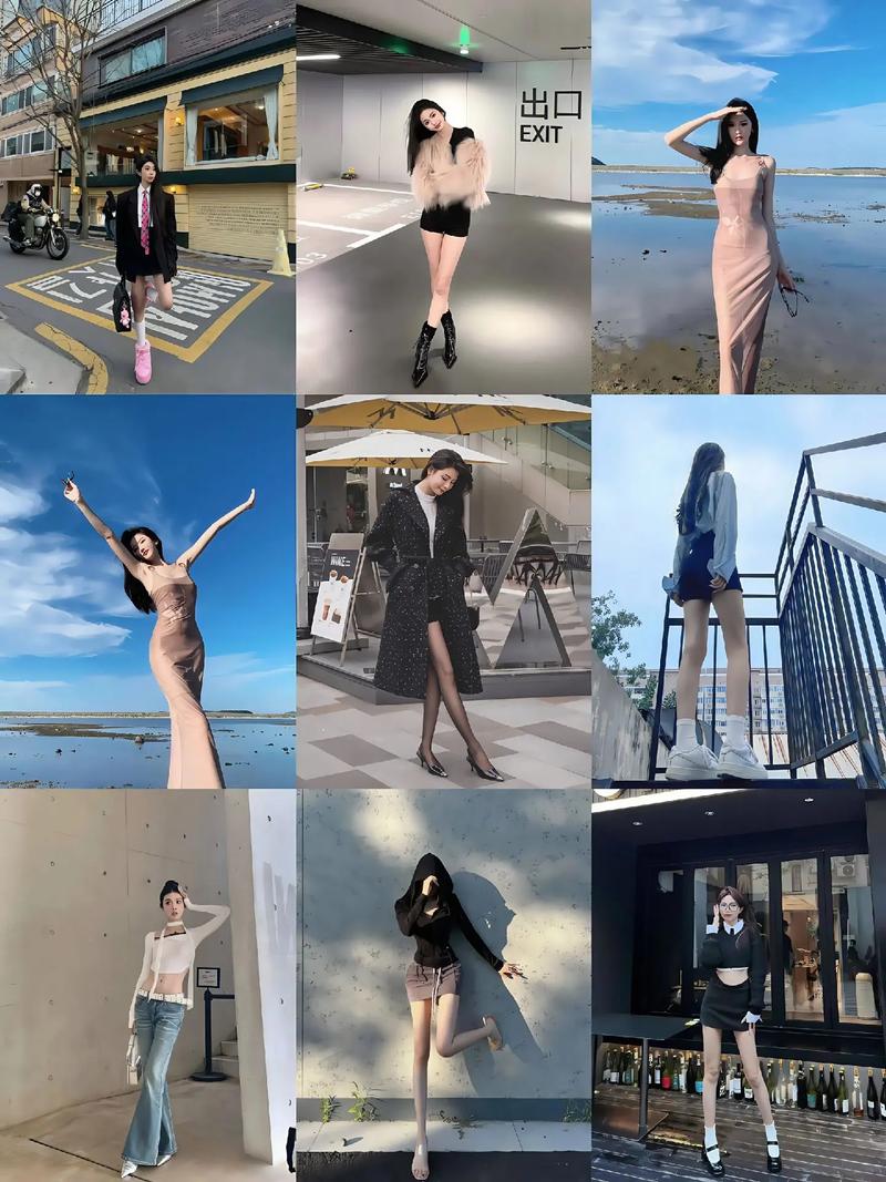 怎样拍照显腿长?