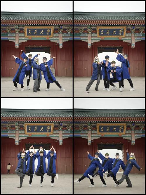 拍照姿势男士楼道图2