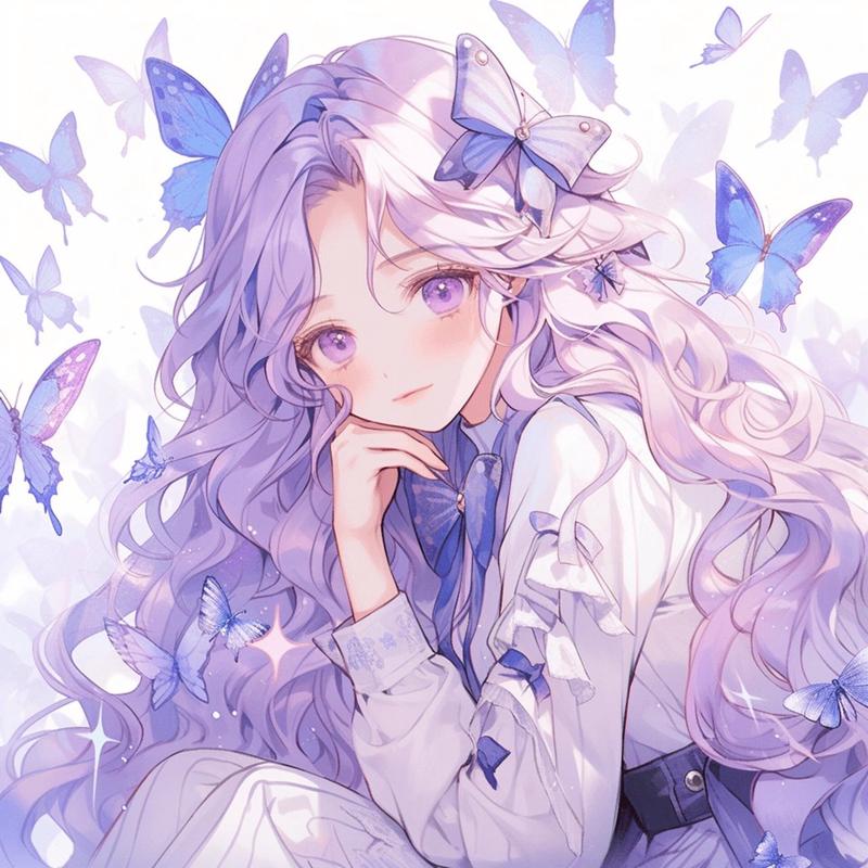 求一个好看紫色漫画的图片。。。