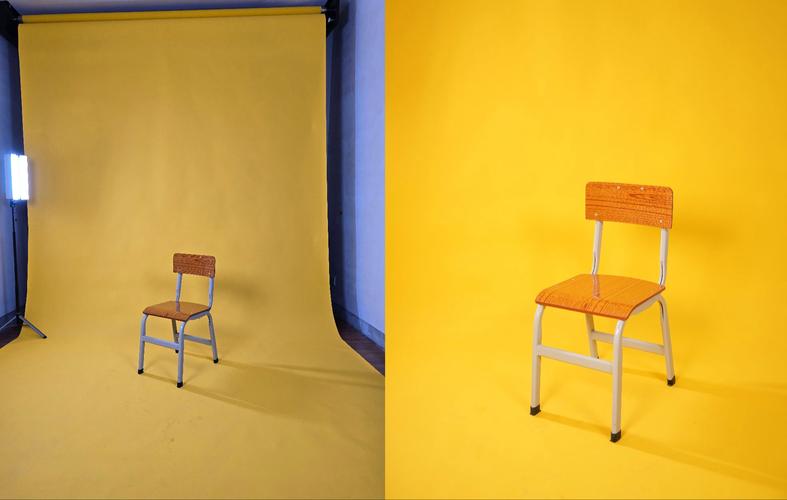 背景纸怎么打灯光平整