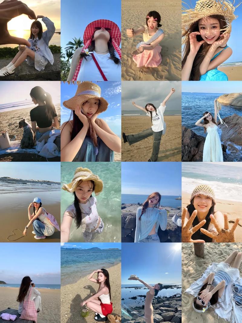 拍照姿势照片大全女图1