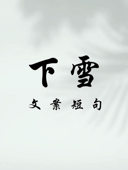 下雪了怎么发幽默说说