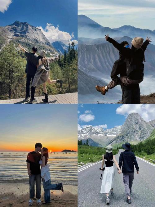 旅游拍照姿势大全男女旅行拍照姿势