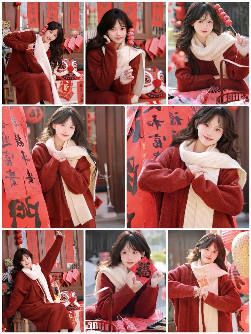 新年拍照背景板图片图2