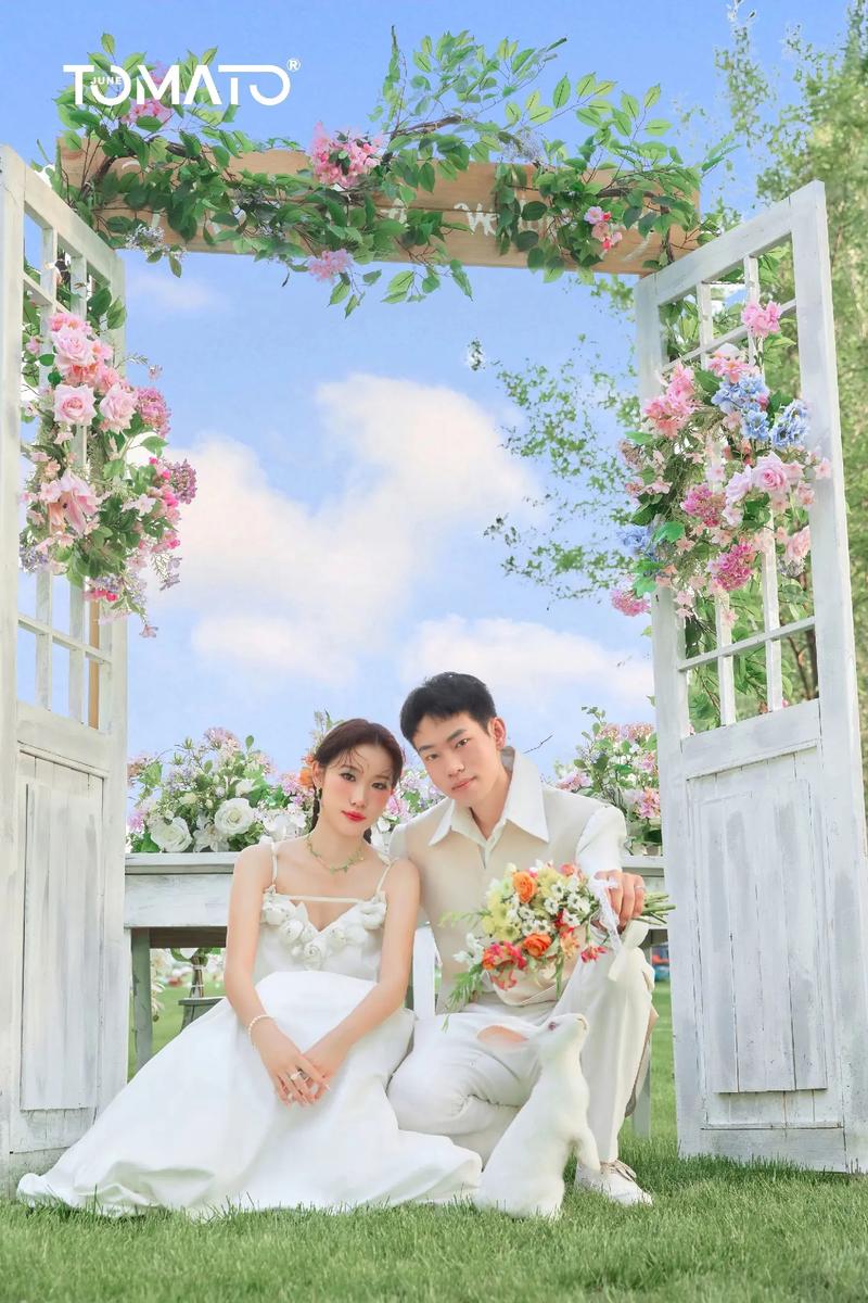 结婚照相姿势大全图3