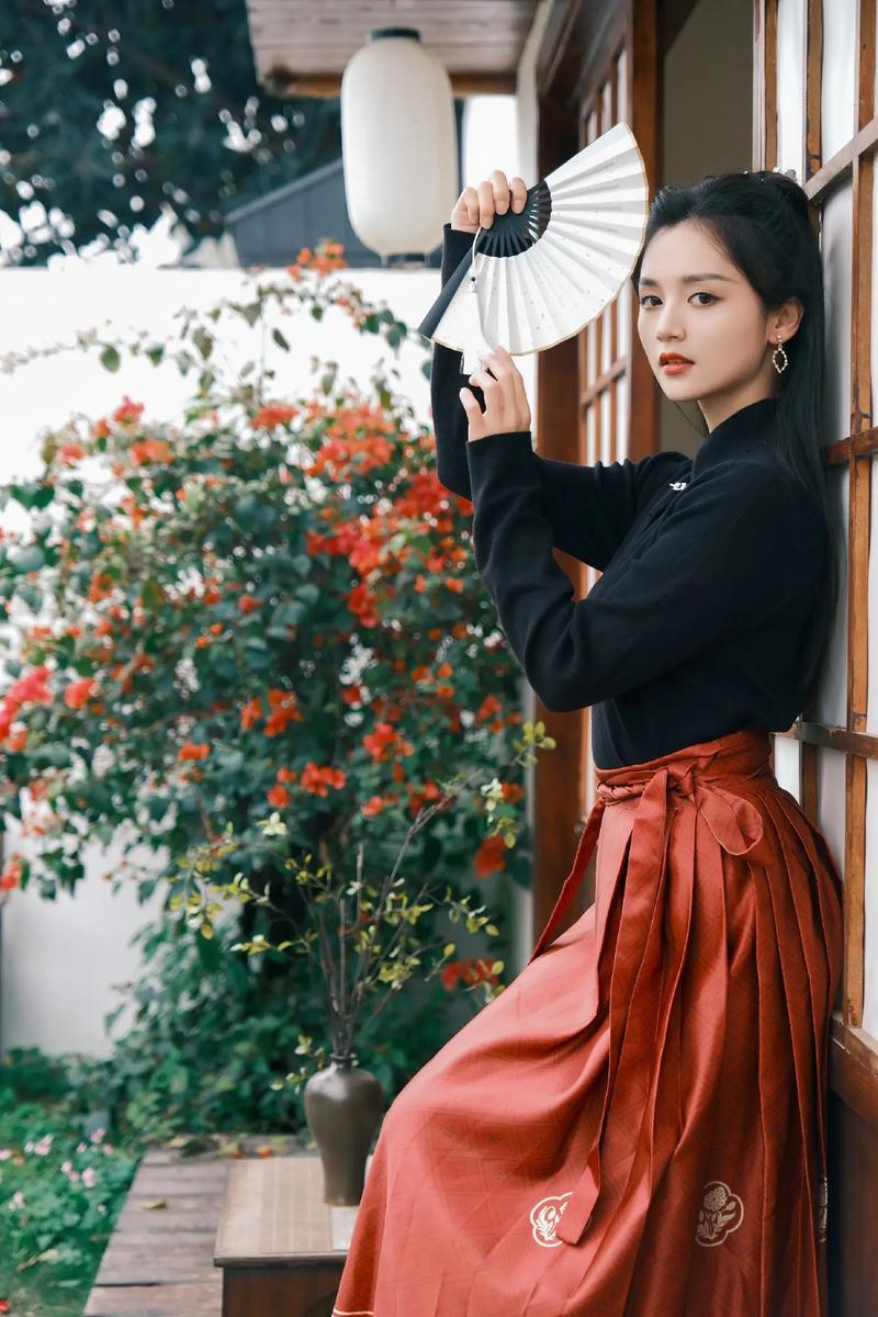 穿马面裙如何照相好看