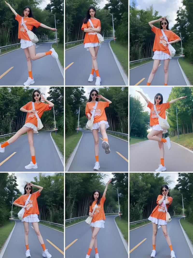 外景拍照姿势动作大全