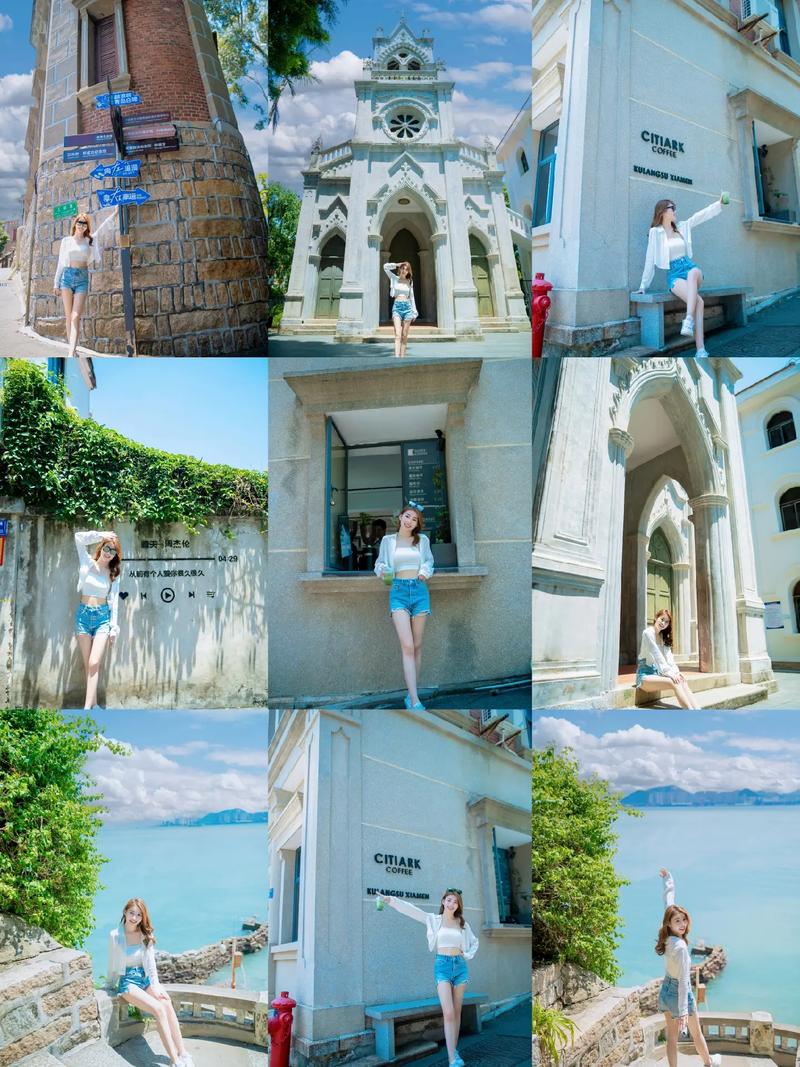 旅游拍照姿势动作大全图3