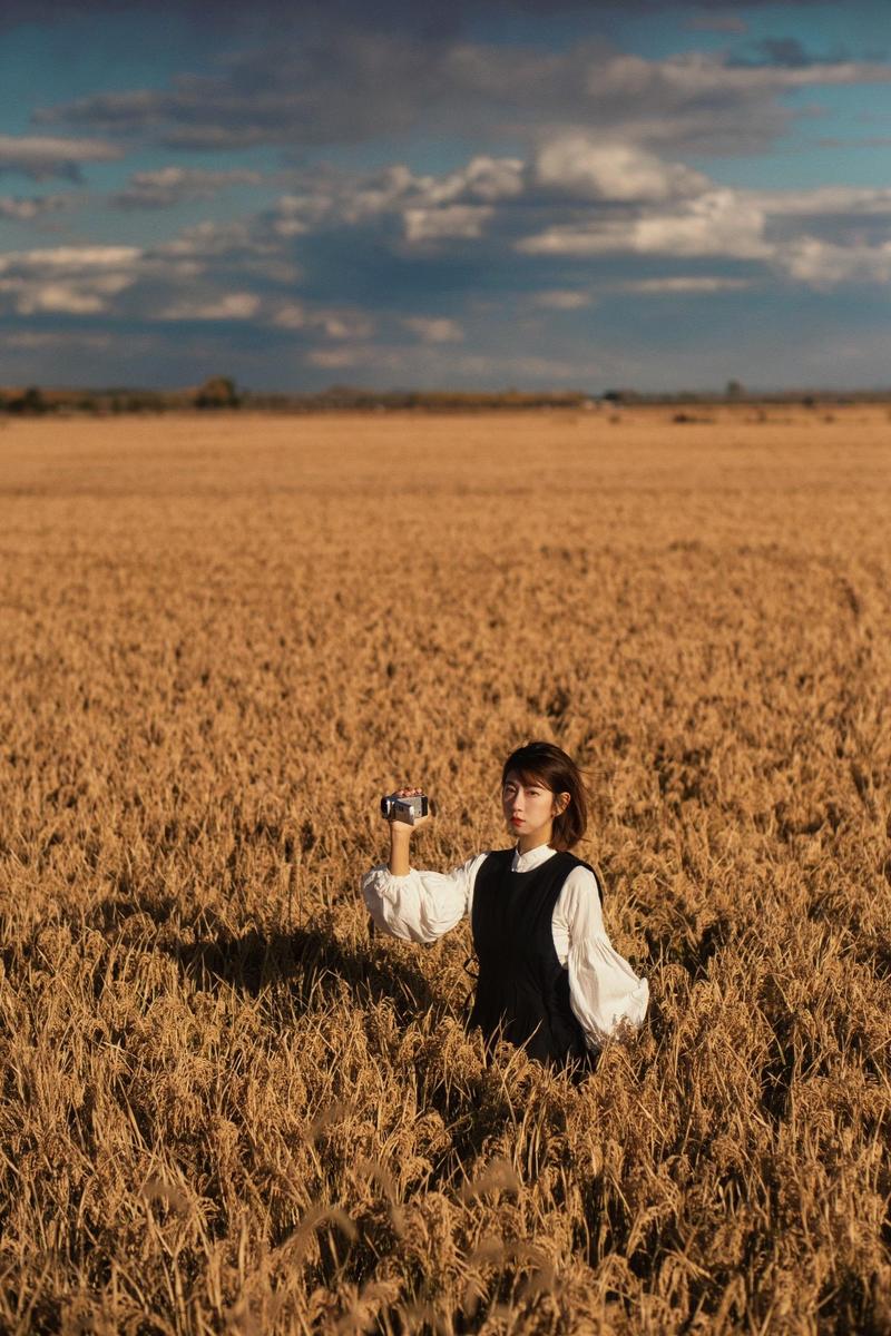稻田拍照姿势大全视频图1