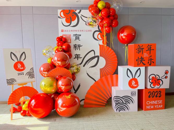 过年拍照背景板图1