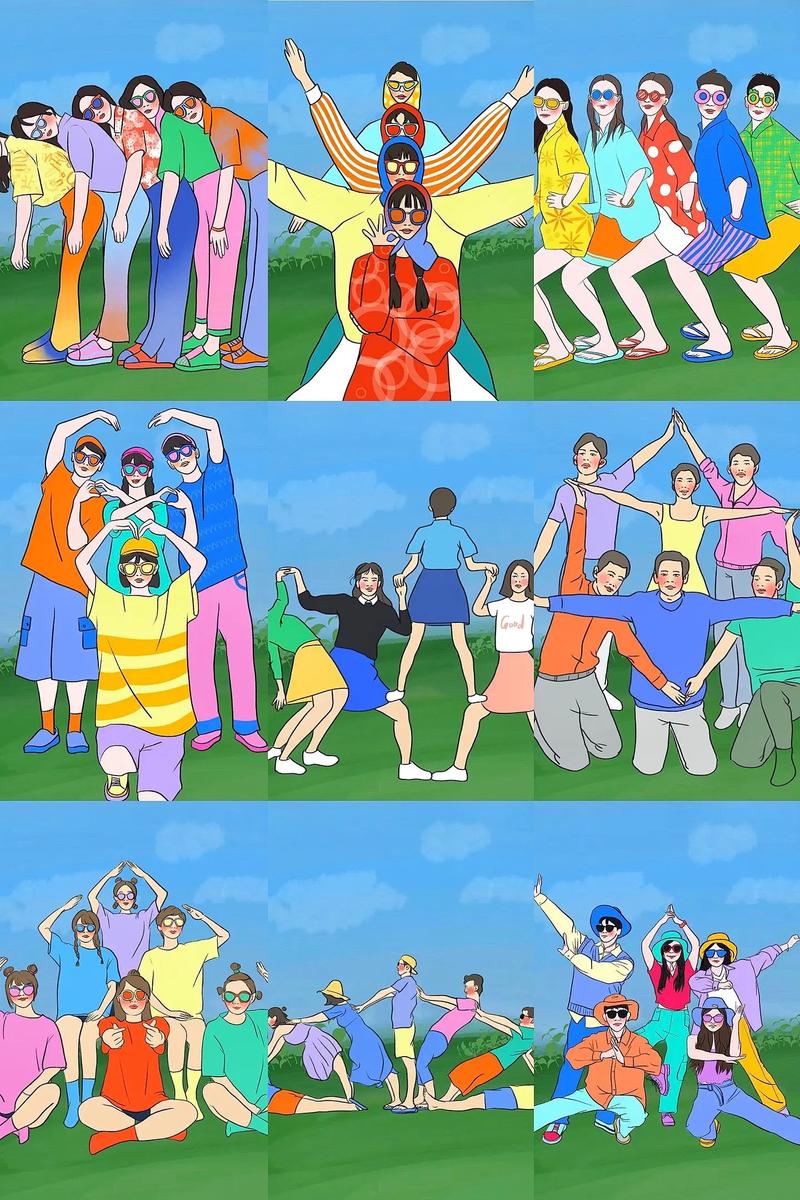 拍照的各种搞笑姿势大全图3