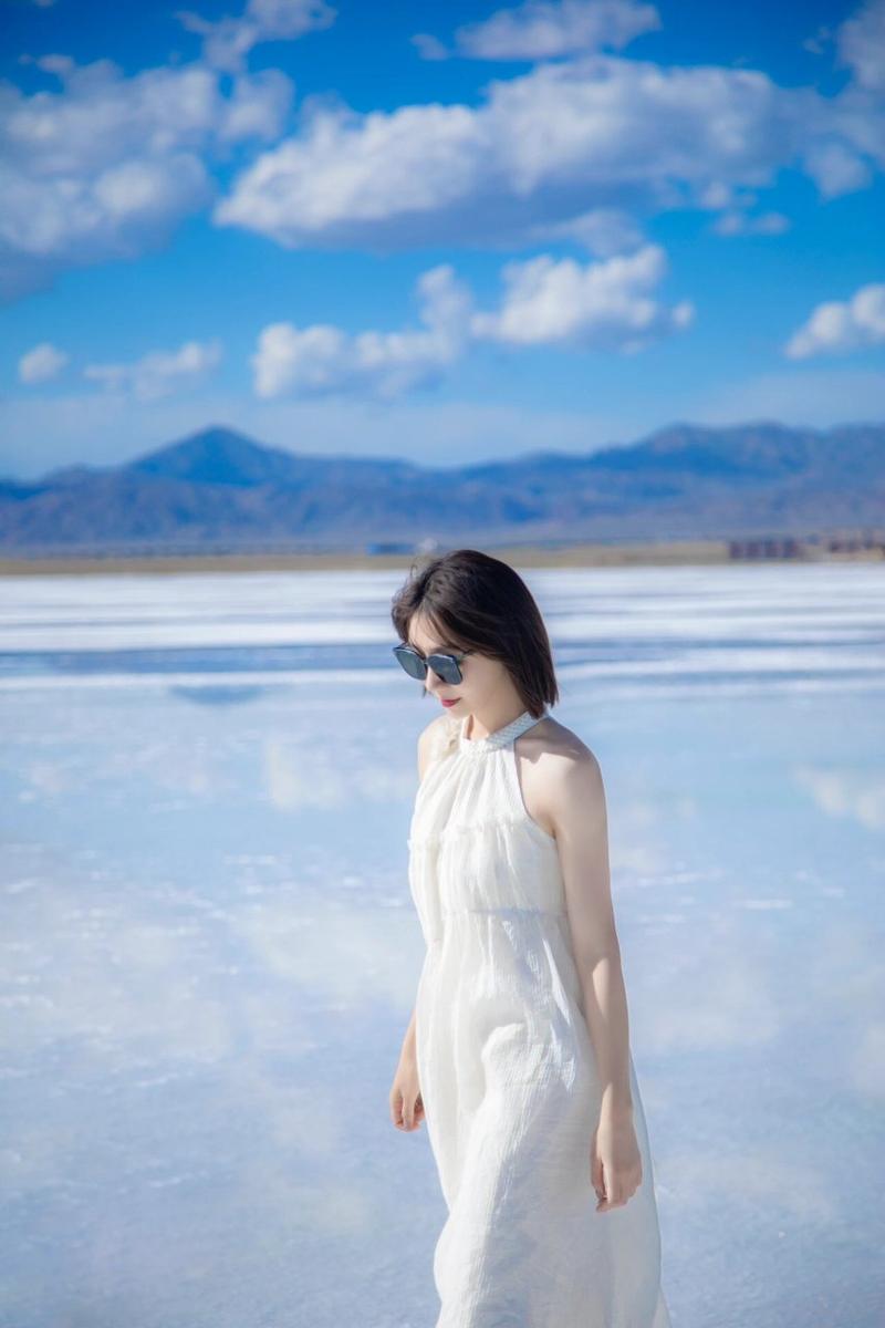 茶卡盐湖怎么拍照好看摆姿势