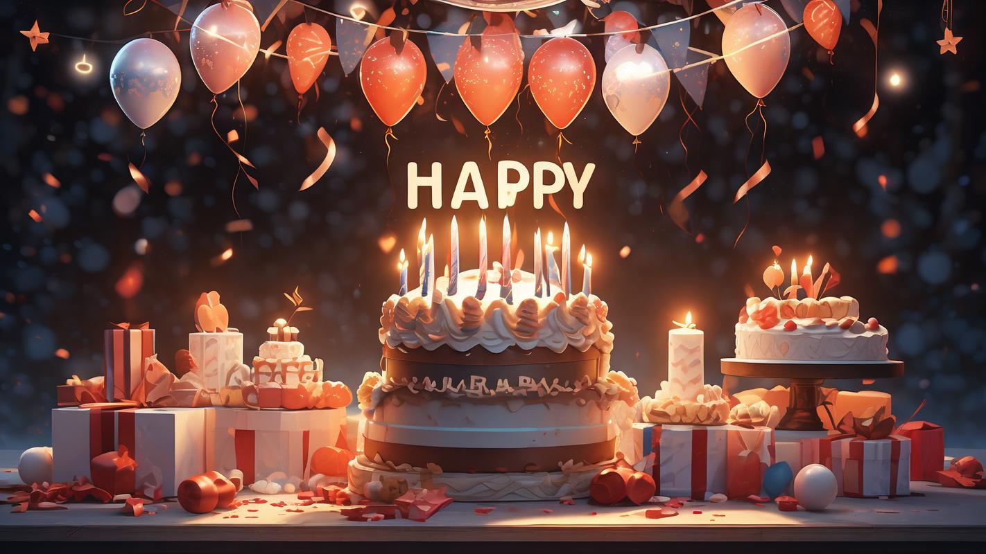 10岁生日投屏背景图图2