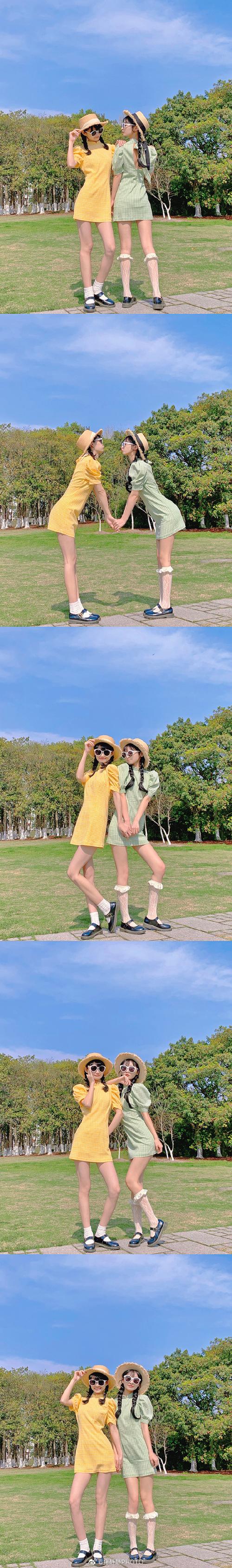 闺蜜日常拍照姿势?