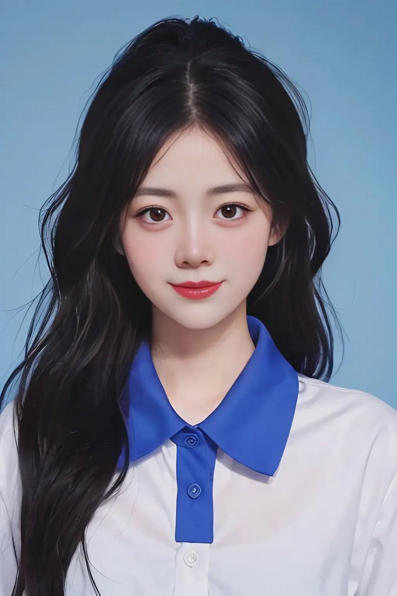 拍证件照穿什么颜色衣服好看蓝底