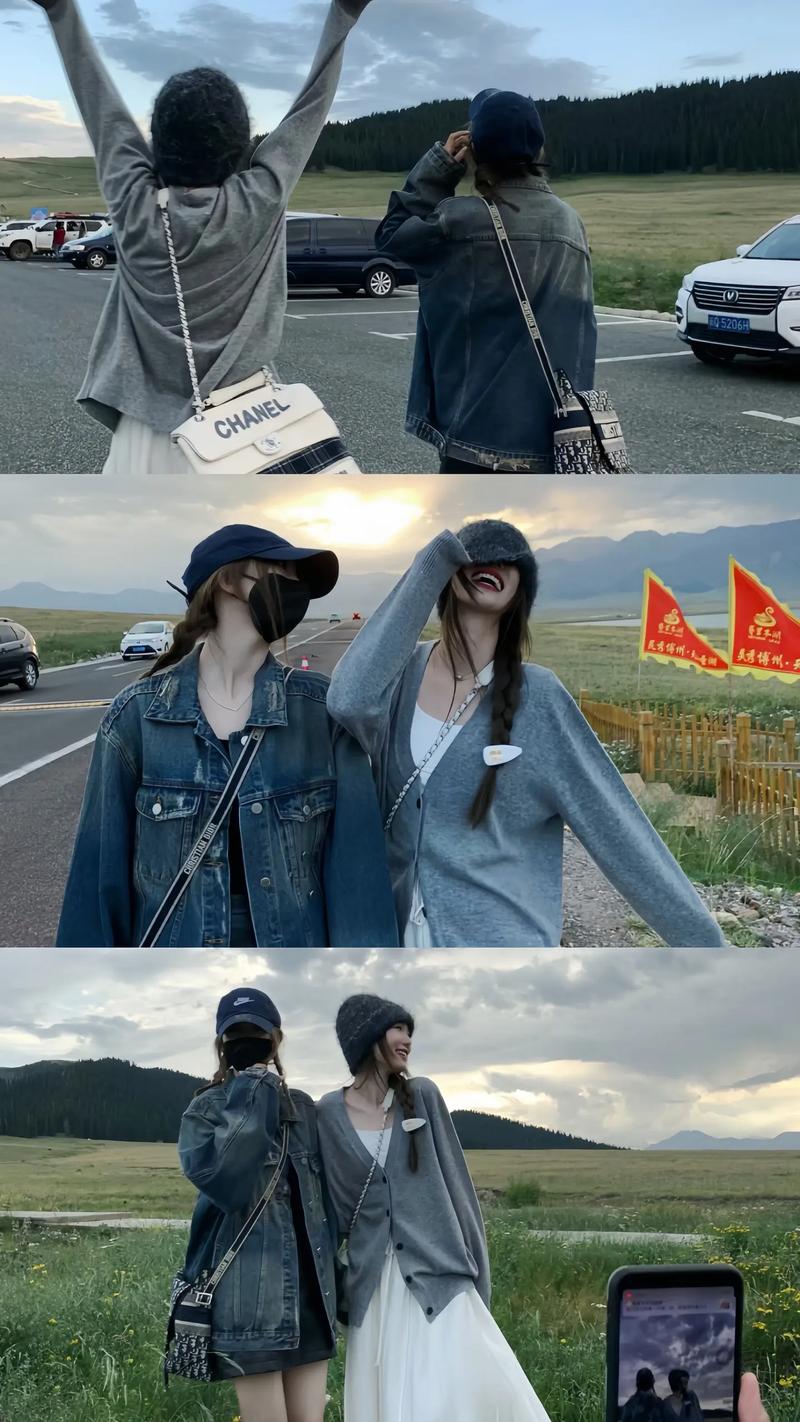 拍照姿势怎么摆女生图片大全背影视频图1