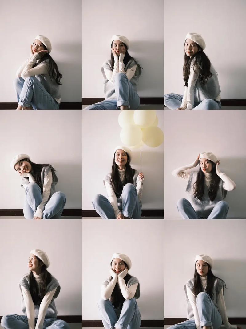 靠墙拍照姿势大全图片欣赏图3