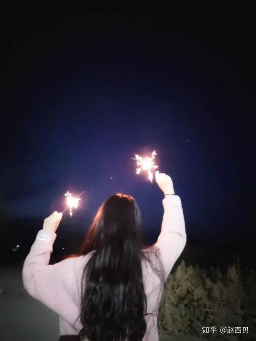 新年拍照姿势递烟花图3