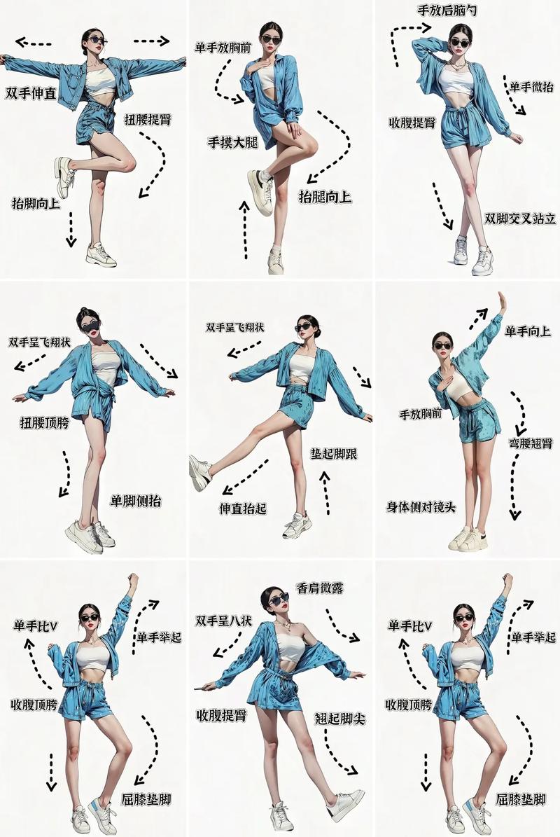 十个简单站立拍照姿势